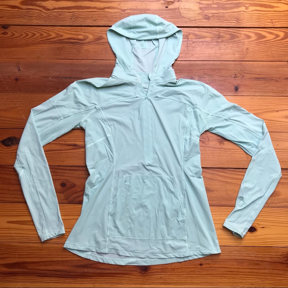 Lululemon Mint Half Zip Hoodie, EUC, 10 - Picture 3 of 16